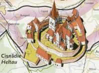 Kirchenburg Heltau - Aus der Karte 'Drei Tagestouren zu siebenbrgisch-schsischen Kirchenburgen in der Region Hermannstadt-Schssburg'.